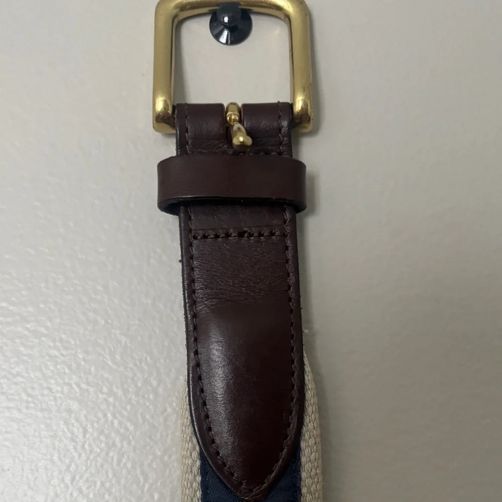 Vineyard Vines Kids Belt - Navy and Red